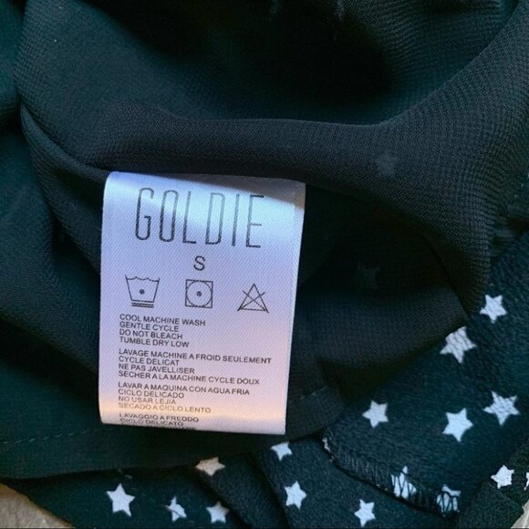 Revolve WYLDR In Your Eyes Star Print Romper Playsuit Jumpsuit Navy Blue V-neck - Picture 12 of 16